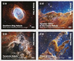 2023 04- TONGA - WEB SPACE TELESCOPE      4V  complet set    MNH **