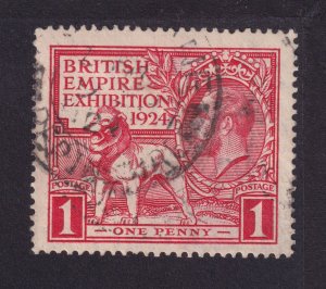 GREAT BRITAIN 185 1p USED VF DATE 1924 W35 PF14 SINGLE FROM 1924 - F17P02