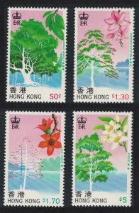 Hong Kong Trees of Hong Kong 4v 1988 MNH SG#572-575