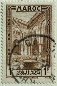 AlexStamps FRENCH OFFICES IN MOROCCO #139 VF Used 
