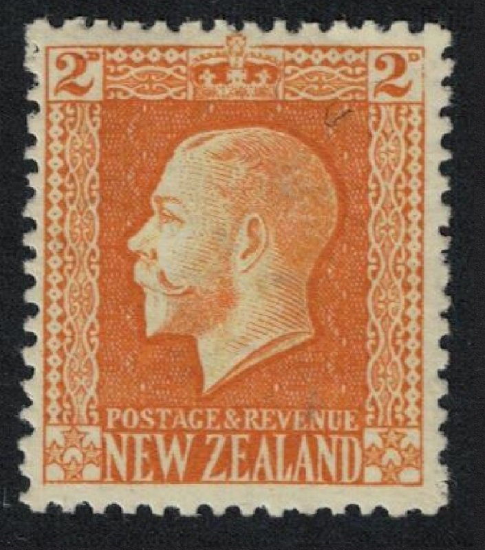 New Zealand King George V White gum Perf 14*14 1929 MH SG#448