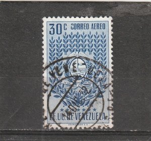 Venezuela  Scott#  C440  Used  (1953 Arms of Trujillo)
