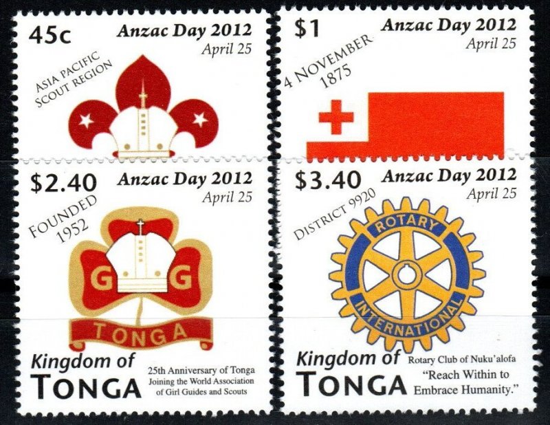 Tonga #1180-83   MNH CV $8.25 (X1432)