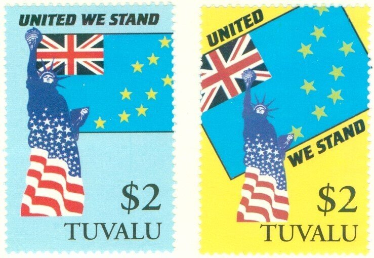 TUVALU 874-75 MH CV $5.00 BIN $2.50
