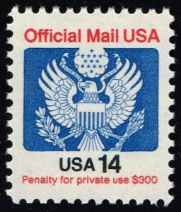 US #O129A Official Mail; MNH (0.45)