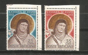 Vatican #169-170 MNH
