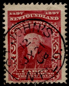 Newfoundland #62 Cabot Definitive Used