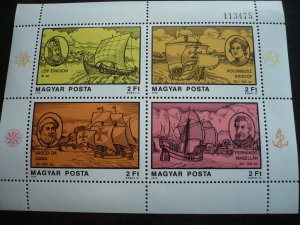 Stamps - Hungary - Scott# 2533-2534 - Mint Never Hinged Set of 2 Souvenir Sheets