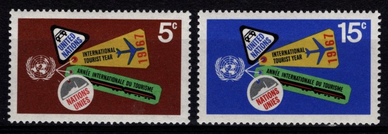 United Nations 1967 International Tourist Year, Set [Mint]