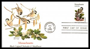 US 1953-2002 Birds and Flowers Fleetwood Set of Fifty U/A FDCs