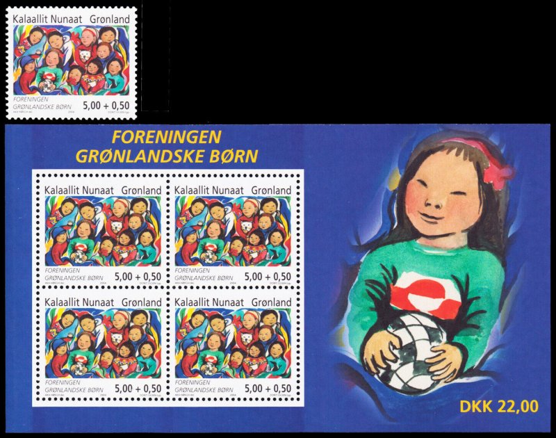 Greenland Scott B29, B29a (2004) Mint NH VF, CV $11.25 C