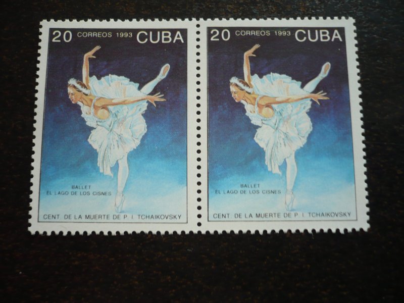 Stamps - Cuba - Scott# 3540-3543 - MNH Set of 4 stamps in Pairs