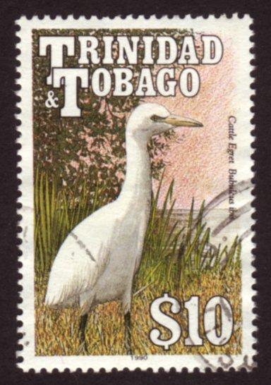 Trinidad & Tobago 1990 Sc#518, SG#796 $10 Cattle Egret