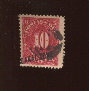 Canal Zone J3 Postage Due Used Stamp (Bx 3745)