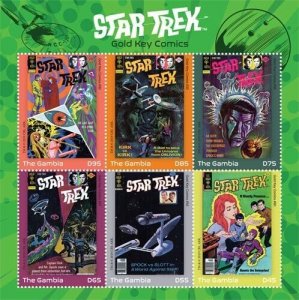 Gambia 2019 - Star Trek - Sheet of 6 Stamps - MNH