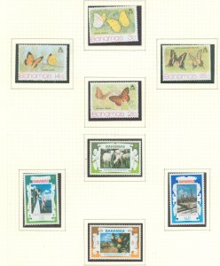 Bahamas #370-379 Mint (NH) Single (Complete Set) (Butterflies) (Fauna) (Sheep)