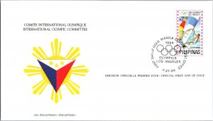 Philippines, Worldwide First Day Cover, Olympics