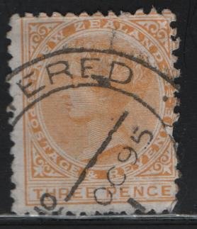 NEW ZEALAND, 63, USED, 1882, Victoria