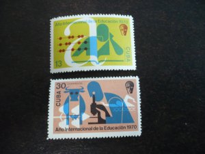 Stamps - Cuba - Scott# 1570-1571 - Mint Hinged Set of 2 Stamps