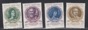 Vatican City #  87-90, Portraits, Mint NH, 1/2 Cat.