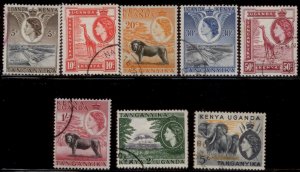 K. U. T. 1954 SC# 103-4,107-8,110,112 Used E48