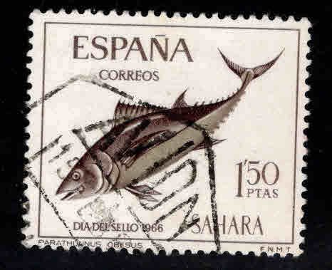 Spanish Sahara Scott 171 Used Fish stamp