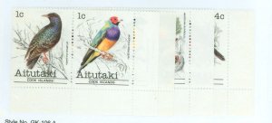 Aitutaki #215-222  Multiple