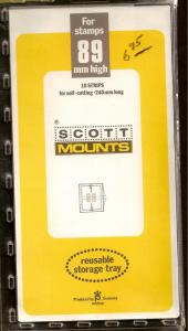 SCOTT MOUNTS - 89MM  x 240MM - CLEAR