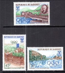 Dahomey 241-243 Olympics MNH VF