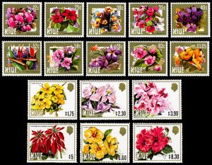 Niue 1984 Flowers Scott #417-431A Mint Never Hinged