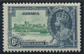 Jamaica SG 116 SC# 111  Mint Light Hinge Silver Jubilee  1935 see details