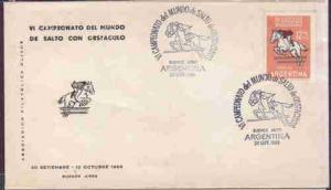 ARGENTINA SPECIAL COVER WORLD CHAMPIONSHIP HORSE JUMPING ...