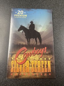 USPS Postal Card Cowboys / Silver Screen 20 Cards Sealed