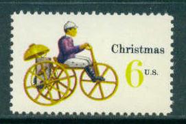 1417 6c Tricycle Fine MNH