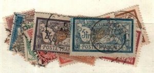 French Offices in Egypt: Alexandria Scott 16-30 (couple fine ) Used [TH183]