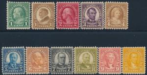 #581-591 F-VF OG LH CV $182 AU60