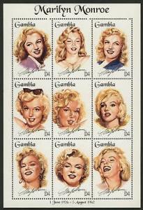 Gambia 1601 MNH Marilyn Monroe