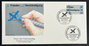 Germany, 1984, SC#1431, Peace and Understanding, FDC, VF