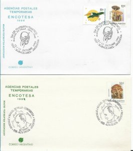 ARGENTINA 2000, WORLD TANGO SUMMIT, ROSARIO, ARGENTINA, COVER SPECIAL POSTMARK