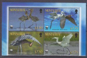 2010 Montserrat 1524-1527VB WWF / Birds 7,00 €