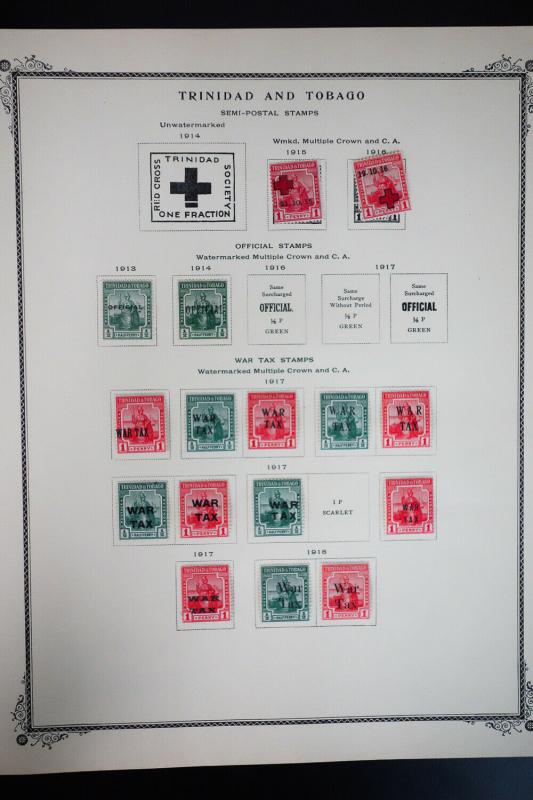 Trinidad 1800s to 1960s Stamp Collection 