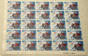 6 Sierra Leone DISNEY Space Ark Fantasy Topical Stamps Postage Blocks MINT NH