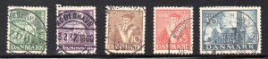 Denmark 252-256 Used CV $7.25