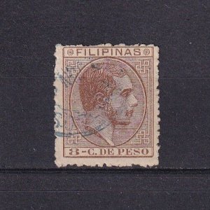 SA20d Philippines 1880 King Alfonso XII used stamp CV$30