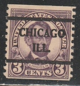 United States   (Precancel)   Chicago   ill.      Coil