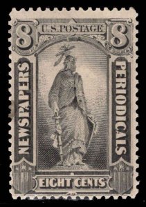 MOMEN: US STAMPS #PR61 8c NEWSPAPER MINT OG H $140 LOT #82396-3*