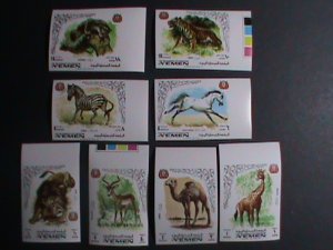 YEMEN-AIRMAIL-WORLD ENDANGERED WILD ANIMALS IMPERF- MNH-WE SHIP TO WORLD WIDE