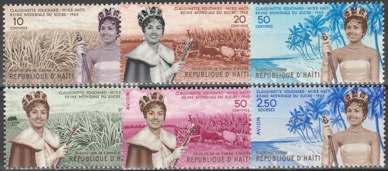 Haiti #458-61, C161-2  MNH F-VF CV $6.20  (V531L)