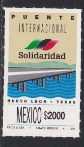 Mexico # 1701, Solidarity Bridge, NH, 1/2 Cat.