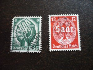 Stamps - Germany - Scott# 444-445 - Used Set of 2 Stamps